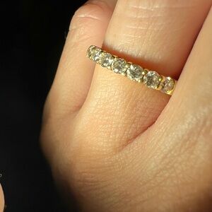 Gold and Diamond Eternity Ring